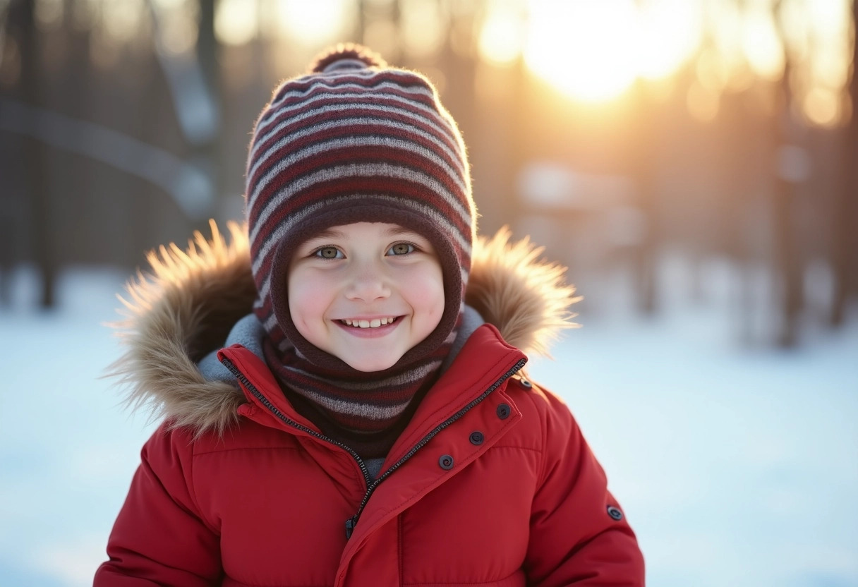 enfants cagoule