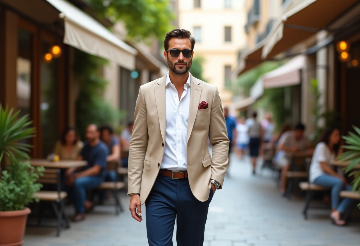 tenue classe pour homme : l art de l élégance estivale - costume été